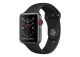  Apple | Watch Series 3 (GPS + Cellular) 42mm Space Grey Aluminum Case with Black Sport Band MTGT2CL/A |1197882