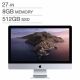 Apple | iMac de 27 po avec AppleCare+ | Intel i5, mémoire vive de 8 Go et disque SSD de 512 Go Francais | 5352222  MXWU2C/A