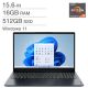Lenovo | IdeaPad 1 Ordinateur portable de 15,6 po AMD Ryzen 5 7520U 16 Go RAM 512 Go SSD | 82VG00XNCF
