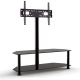 Brateck |  Elegant Aluminum Glass and Metal TV Stand (NEW) | T2004 