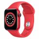 Montre Apple série 6 | boîtier en aluminium rouge 44 mm avec bracelet sport rouge - GPS | 6011303 M00A3VC/A 