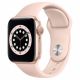 1399013 MG123VC/A  Apple Watch Series 6 (GPS) Neuf avec boîtier de 40 mm en aluminium doré et bracelet sport sable rose