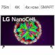 LG | Téléviseur intelligent 4K HDR 75 po à technologie NanoCell | 75NANO80 
