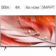 Sony 50 in. 4K HDR Google Smart TV XR50X90J (No Shipping on TV's)