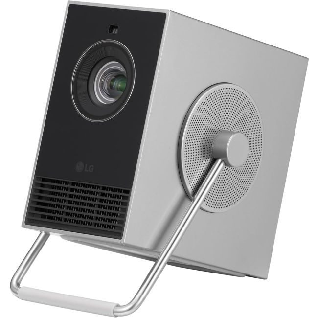LG CineBeam Q プロジェクター LG、手のひらサイズの4Kレーザープロジェクター「LG CineBeam Q」を