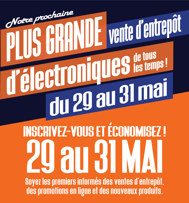 May Warehouse Sale 2026 FR